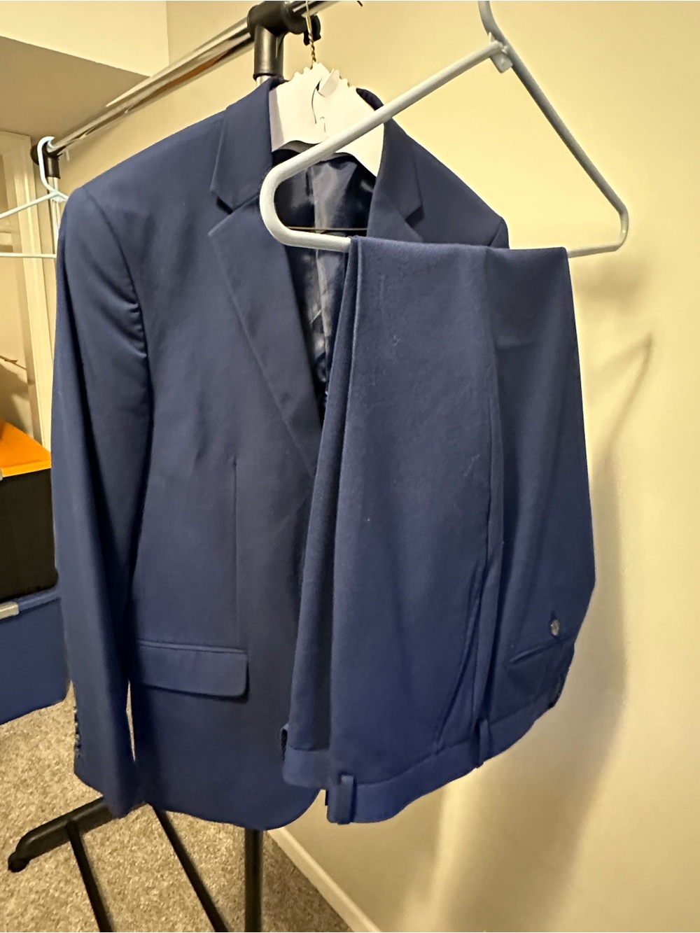 Men’s JF j.ferrar Navy Blue Two-Piece Suit